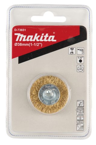 Diskveida metāla sukas (ar misiņa pārklājumu) 38mm, 1/4″ D-73651 Makita