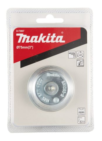 Kausveida stiepļu suka  75MM X 0,5MM (Pītā) Urbjmašīnām D-73807