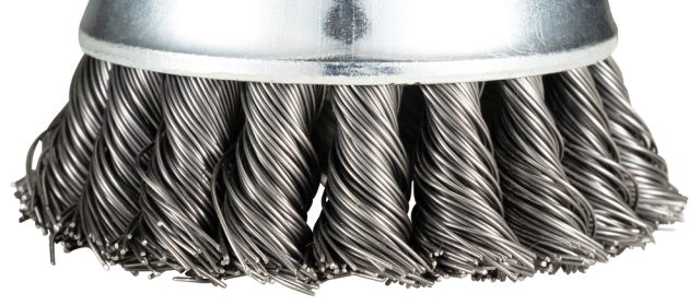 Kausveida stiepļu suka  75MM X 0,5MM (Pītā) Urbjmašīnām D-73807