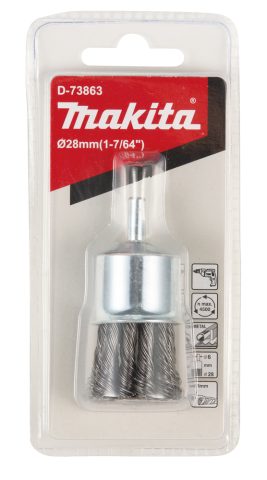 Otas veida stiepļu suka 28MM X 0,5MM (Pītā) Urbjmašīnām D-73863