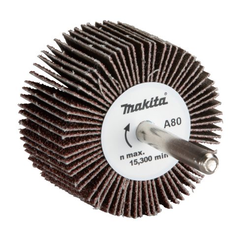 Slīppapīra lameļu slīpdisks D50x30mm A80 6mm Makita D-75231