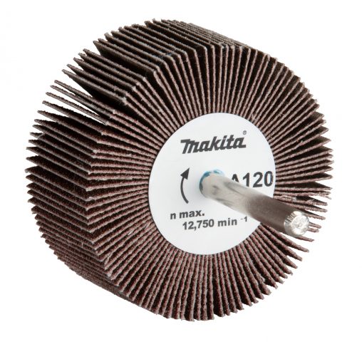 Slīppapīra lameļu slīpdisks D60x30mm A120 6mm Makita D-75281