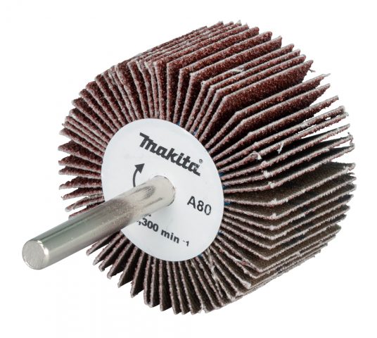 Slīppapīra lameļu slīpdisks Ø 50x30mm A80 6mm Makita D-75817