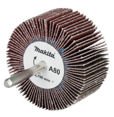 Slīppapīra lameļu slīpdisks Ø 60x30mm A80 6mm Makita D-75851