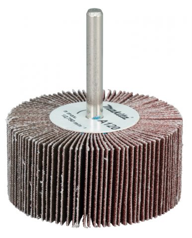 Slīppapīra lameļu slīpdisks Ø 60x30mm A120 6mm Makita D-75867