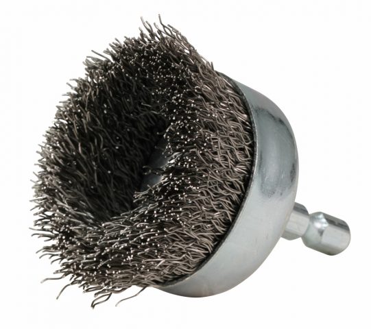 Kausveida birste 50mm, 1/4″ HEX gofrēti tērauda sari D-76560 MAKITA