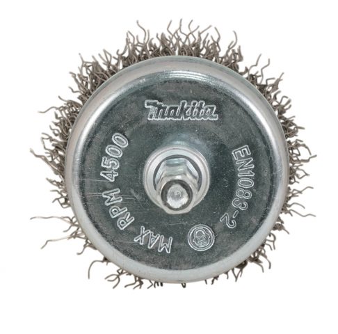 Kausveida birste 50mm, 1/4″ HEX gofrēti tērauda sari D-76560 MAKITA