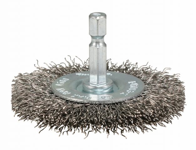 Diskveida birste 65mm, 1/4" HEX gofrēti tērauda sari D-76629 MAKITA
