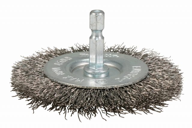 Diskveida birste 75mm, 1/4" HEX gofrēti tērauda sari D-76635 MAKITA