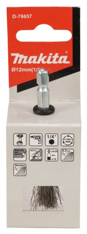Gala suka 12mm, 1/4″ HEX gofrēti tērauda sari D-76657 MAKITA