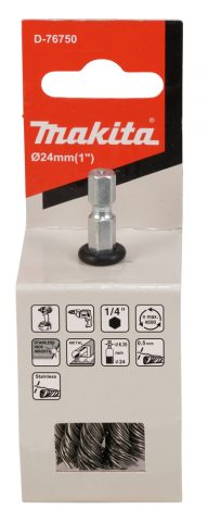 Gala suka 24mm, 1/4″ HEX pīti tērauda sari D-76750 MAKITA