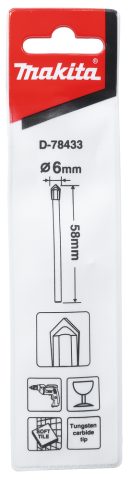 Urbis stiklam un keramikas flīzēm 6x58mm D-78433