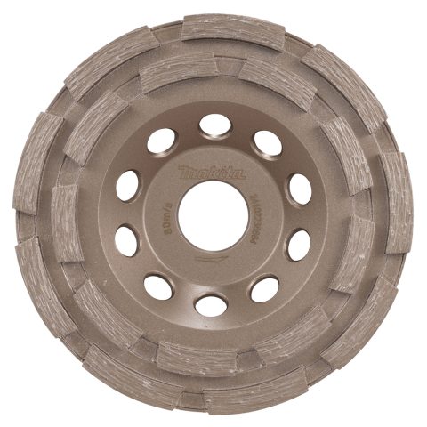 DIMANTA SLĪPDISKS BETONAM D-80606 divas segmentu rindas,125mm X 22,23mm Makita