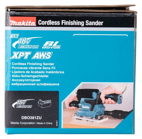 LXT®Akumulatora Orbitālā slīpmašīna DBO381ZU 18V Makita