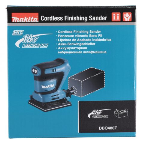 LXT®Akumulatora vibroslīpmašīna DBO480Z 18V Makita