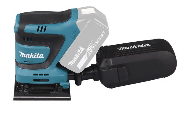 LXT®Akumulatora vibroslīpmašīna DBO480Z 18V Makita