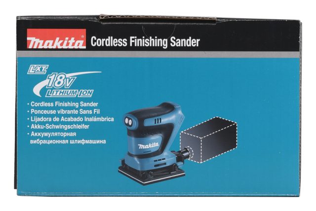 LXT®Akumulatora vibroslīpmašīna DBO480Z 18V Makita