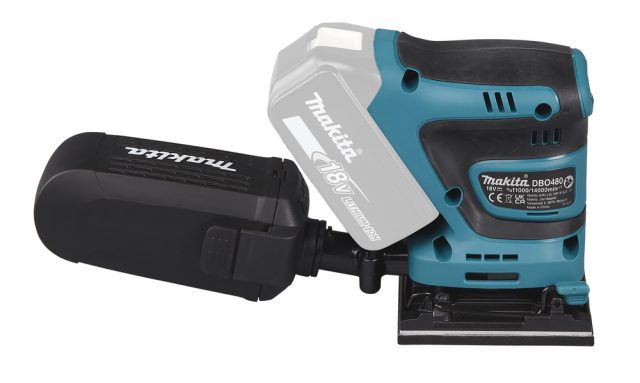 LXT®Akumulatora vibroslīpmašīna DBO480Z 18V Makita