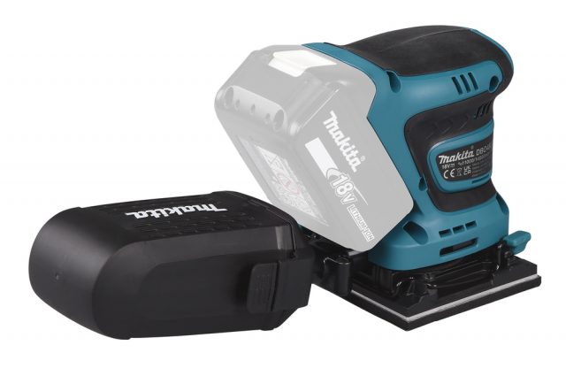 LXT®Akumulatora vibroslīpmašīna DBO480Z 18V Makita