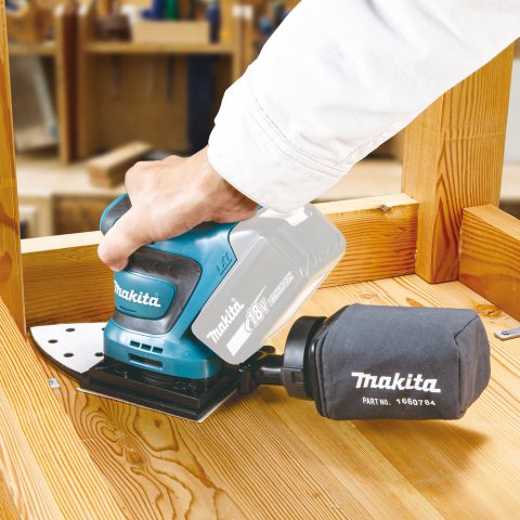 LXT®Akumulatora vibroslīpmašīna DBO480Z 18V Makita