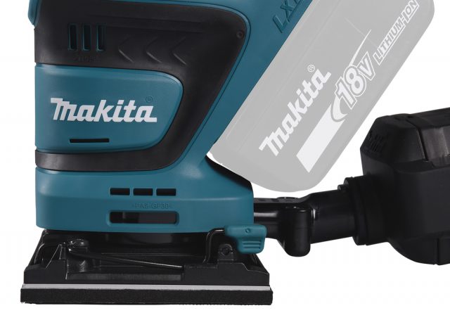 LXT®Akumulatora vibroslīpmašīna DBO480Z 18V Makita