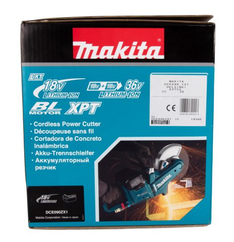 Akumulatora spēka zāģis DCE090ZX1 2x18V Makita