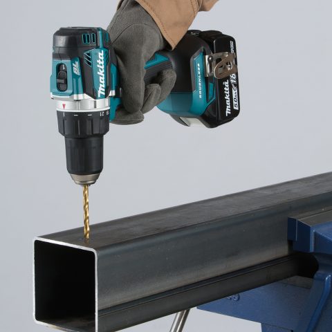 Akumulatora urbjmašīna DDF484RTJ 18V Makita (2×5,0Ah+DC18RC+Makpac Nr2)