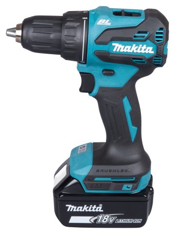 Urbjmašīna-skrūvgriezis Makita DDF490RTJ; 18 V; 2×5,0 Ah akum