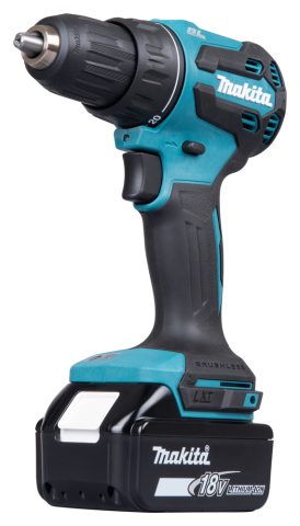 Urbjmašīna-skrūvgriezis Makita DDF490RTJ; 18 V; 2×5,0 Ah akum