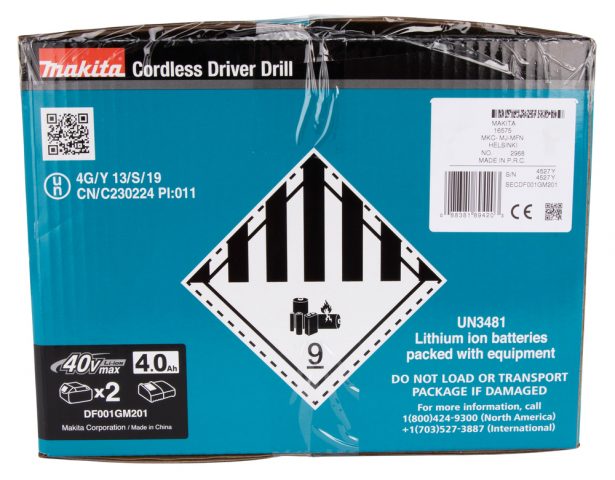 Akumulatora urbjmašīna/skrūvgriezis XGT® DF001GM201 40V Makita