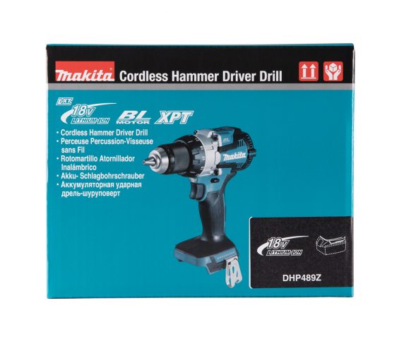 LXT®Akumulatora triecienurbjmašīna DHP489Z 18V Makita