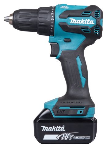 Akumulatora urbjmašīna/skrūvgriezis BL 18V LXT 65Nm (3Ah DC18SD) Makita DHP490SF1J