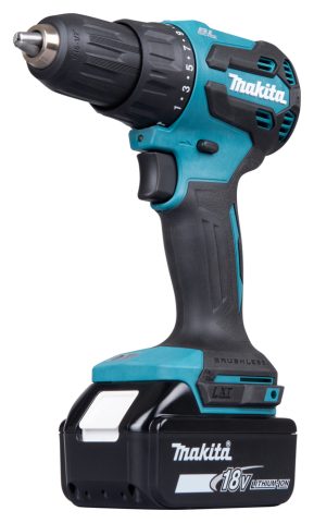 Akumulatora urbjmašīna/skrūvgriezis BL 18V LXT 65Nm (3Ah DC18SD) Makita DHP490SF1J