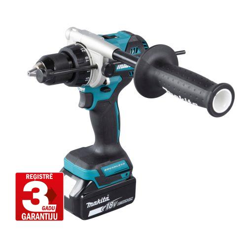 Akumulatora triecienurbjmašīna/ skrūvgriezis BL 18V LXT 130Nm (2x5Ah DC18RC) Makita DHP492RTJ