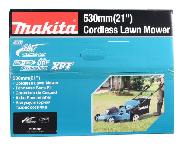 Akumulatora mauriņa pļaujmašīna DLM538Z 18V Makita