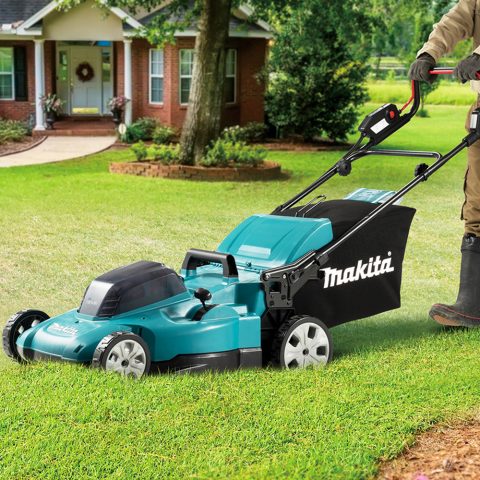 Akumulatora mauriņa pļaujmašīna DLM538Z 18V Makita