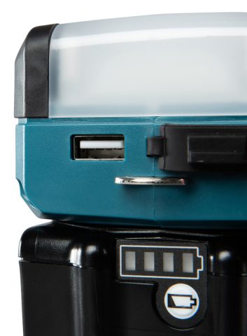 Akumulatora Lukturis/USB uzlādes ierīce  LXT®DML817 18V Makita