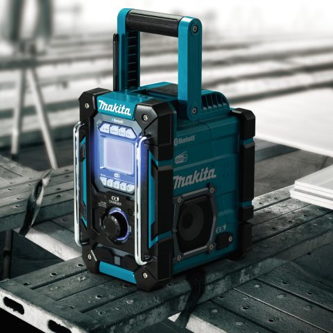 AM/FM Radio ar akumulatoru lādētāju, Bluetooth, DAB+, LXT 18V, CXT 12V Makita DMR301