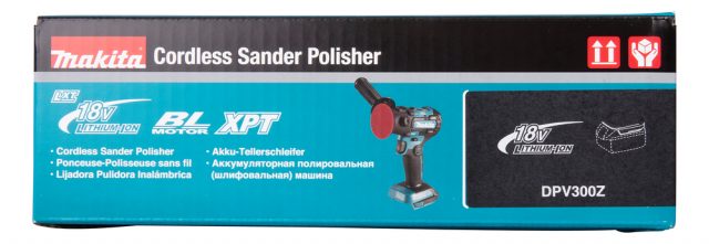 LXT®Akumulatora pulējamā slīpmašīna DPV300Z 18V Makita
