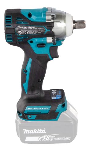 LXT Akumulatora trieciena uzgriežņu atslēga DTW301Z 18V Makita