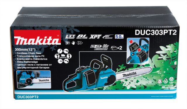 Akumulatora Ķēdes zāģis LXT DUC303PT2 18Vx2 Makita