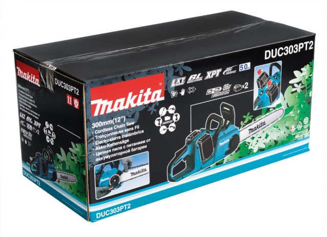 Akumulatora Ķēdes zāģis LXT DUC303PT2 18Vx2 Makita