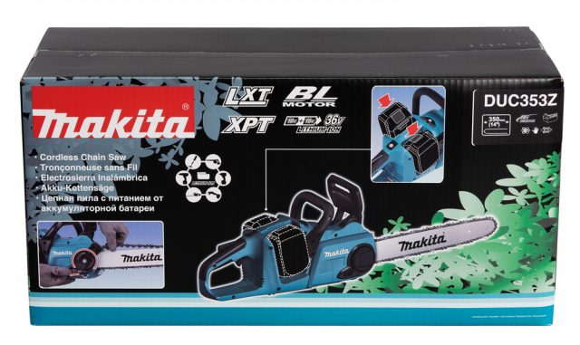 LXT®Akumulatora ķēdes zāģis DUC353Z 18V Makita