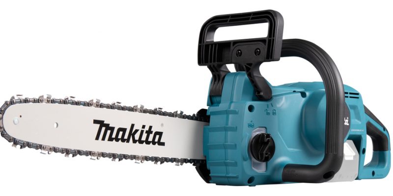 Makita akumulatora ķēdes zāģis LXT® DUC357Z 18V – efektīvs rīks galdniecībai un mājsaimniecībām