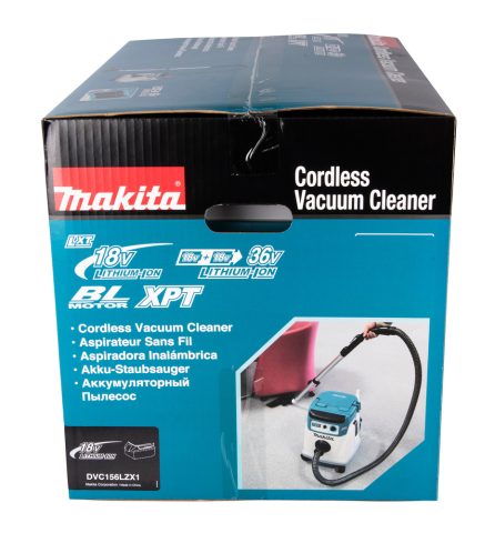 LXT 18VX2 BL Akumulatora putekļusūcējs 15L DVC156LZX1 Makita