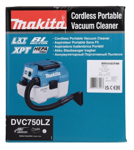 LXT® putekļu sūcējs DVC750LZ Akumulatora 18V MAKITA
