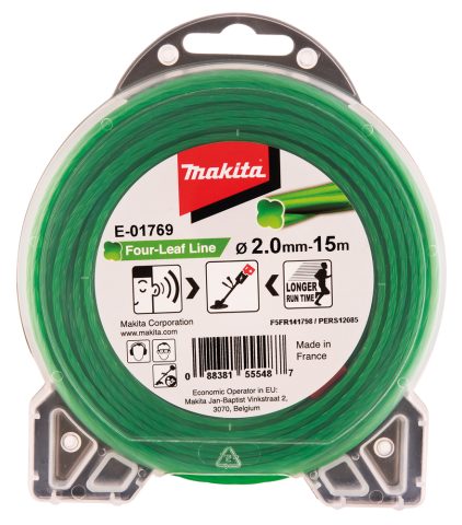 Četrlapu formas vītā neilona aukla 2,0MM X 15M                   E-01769