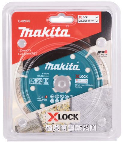 Dimanta griezripa ar segmentiem 125mm Betonam/Akmenim X-LOCK E-02076