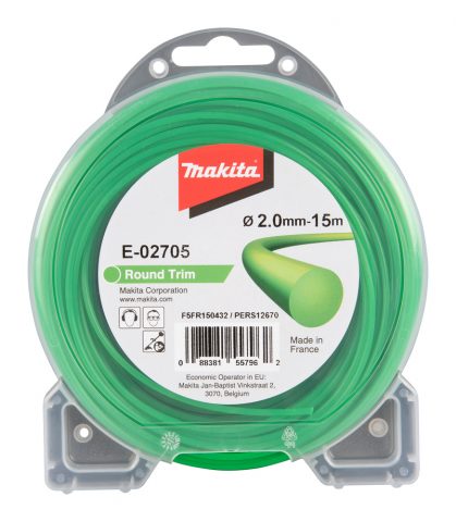 Aukla 2,0mm/15m Apaļa forma E-02705 Makita
