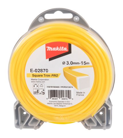 Aukla 3,0mm/15m Kvadrātveida forma E-02870 Makita